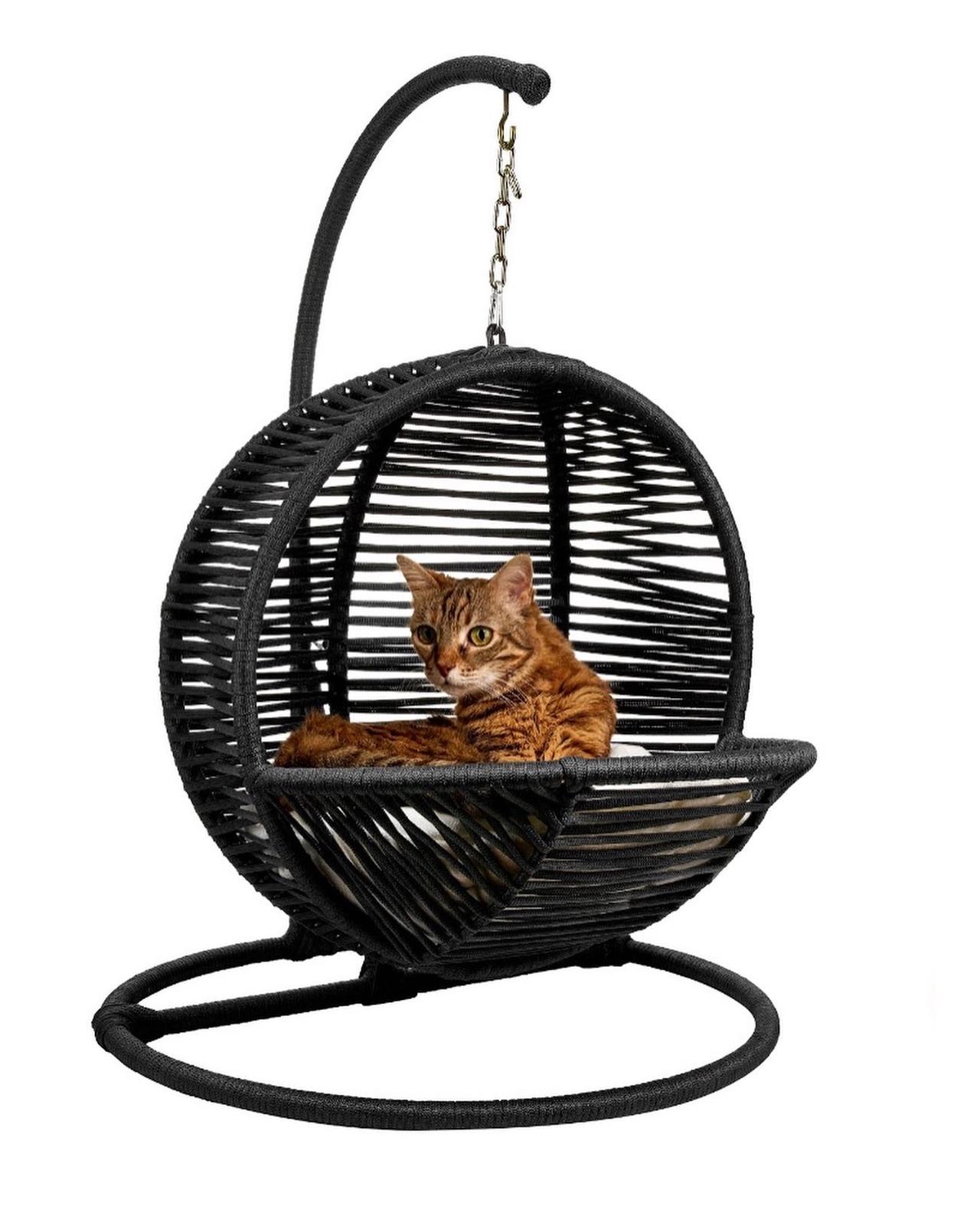 QUVA LÜXBOY SALINCAK KEDİ YATAĞI / DEKORATİF KEDİ SALINCAĞI